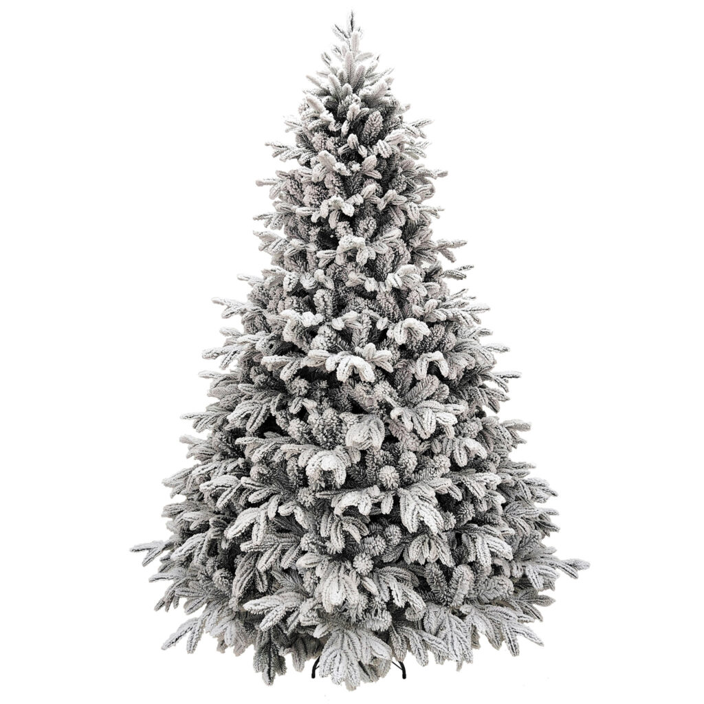 Albero di Natale innevato Lugano